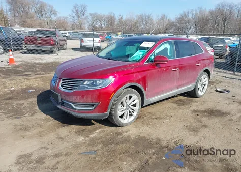 2017 Lincoln Mkx Reserve z USA, uszkodzony, nr VIN 2LMPJ8LR0HBL29814